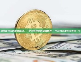 探索比特币的价格波动，一个不可预测的金融世界-一个比特币现在多少钱一个
