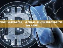 实时掌握比特币价格动态，今日行情一览-比特币今日价格行情实时查询人民币